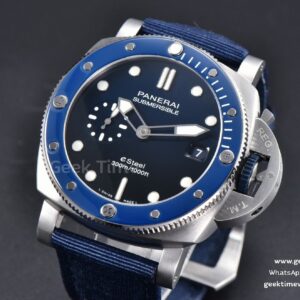 PAM1289 Sub Quaranta 44mm VSF Blue Dial Blue Nylon Strap P900