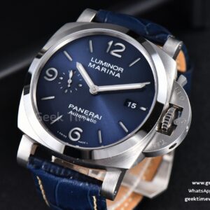 PAM1313 44mm VSF Blue Dial Blue Leather Strap P9010
