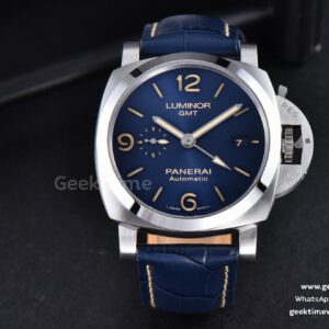 PAM1033 44mm Luminor GMT VSF Blue Dial Blue Leather Strap P9011
