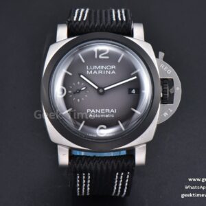 PAM1122 TTF 44mm quadrante nero cinturino in nylon P9010