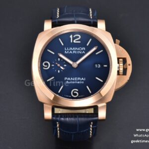 PAM1112 TTF RG 44 quadrante blu cinturino in pelle blu P9010