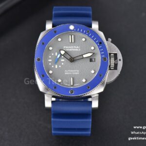 PAM959 Submersible VSF 42mm Black Dial Blue Bezel Rubber Strap Asia XXXIV