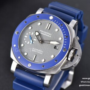 PAM959 Submersible VSF 42mm Black Dial Blue Bezel Rubber Strap Asia XXXIV