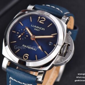 PAM688 Luminor Submersible VSF 42mm 1950 3 Days Blue DIal Leather Strap P9001