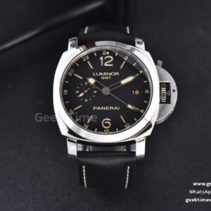 PAM531 “Q” Luminor GMT VSF 44mm Black Dial Leather Strap P9003