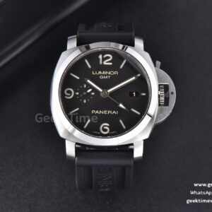 PAM320 Luminor Marina GMT VSF 44mm Black Dial Rubber Strap P9001
