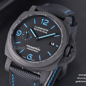 PAM1661 Luminor Carbotech VSF 44mm Black Dial Nylon Strap P9010