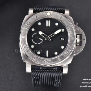 PAM984 Mike Horn Submersible Titanium VSF 47mm Black Dial Nylon Strap P9010