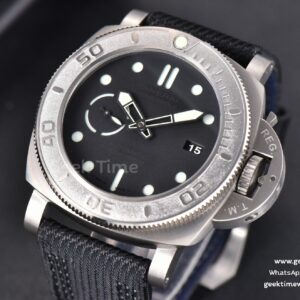 PAM984 Mike Horn Submersible Titanium VSF 47mm Black Dial Nylon Strap P9010