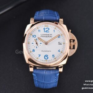 PAM756 Luminor Due VSF 42mm RG White Dial Leather Strap Asia XXXIV