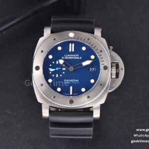 PAM692 Luminor Submersible 1950 BMG Tech VSF 47mm Blue Dial Rubber Strap P9010