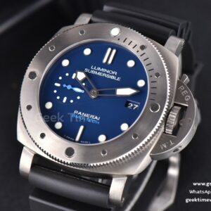 PAM692 Luminor Submersible 1950 BMG Tech VSF 47mm Blue Dial Rubber Strap P9010