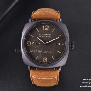 PAM505 Radiomir Black Seal VSF 45mm Brown Dial Leather Strap P9000