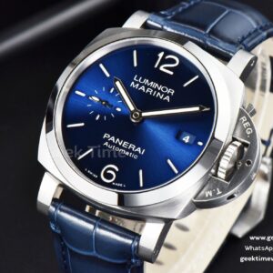 PAM1393 42mm VSF Blue Dial Blue Leather Strap P9010