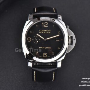 PAM320 Luminor 1950 VSF 44mm Black Dial Leather Strap P9000