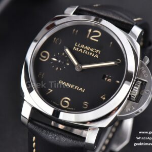 PAM320 Luminor 1950 VSF 44mm Black Dial Leather Strap P9000