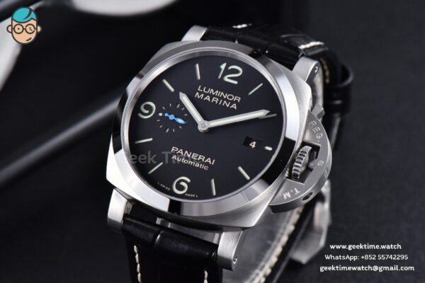 PAM1312 44mm VSF Black Dial on Black Leather Strap P.9010 Clone