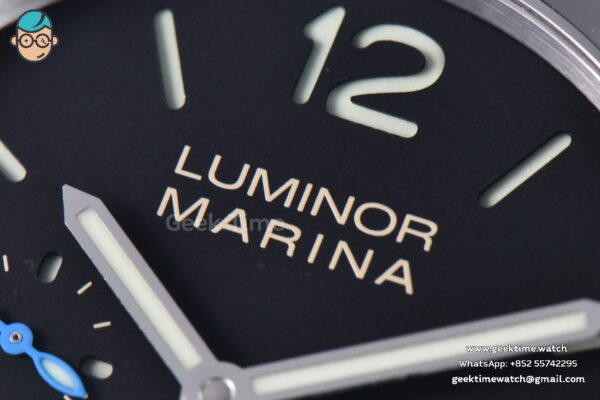 PAM1312 44mm VSF Black Dial on Black Leather Strap P.9010 Clone - Image 3