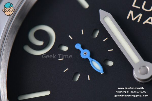 PAM1312 44mm VSF Black Dial on Black Leather Strap P.9010 Clone - Image 4