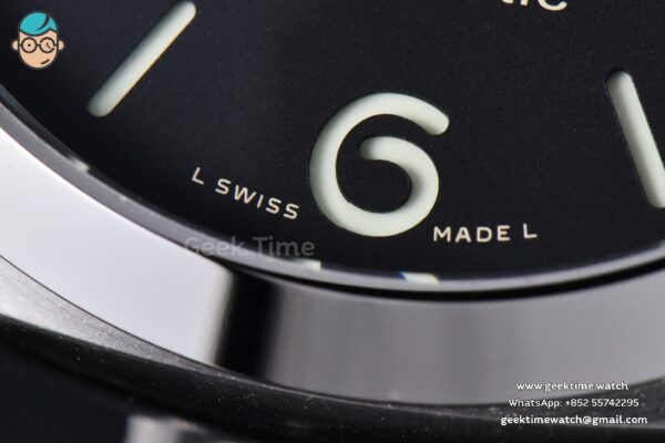 PAM1312 44mm VSF Black Dial on Black Leather Strap P.9010 Clone - Image 6