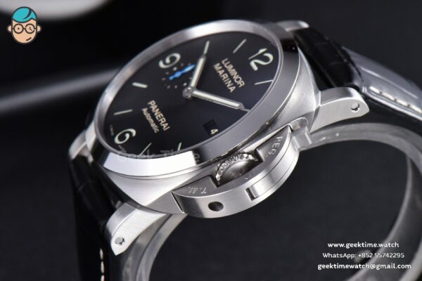 PAM1312 44mm VSF Black Dial on Black Leather Strap P.9010 Clone - Image 7