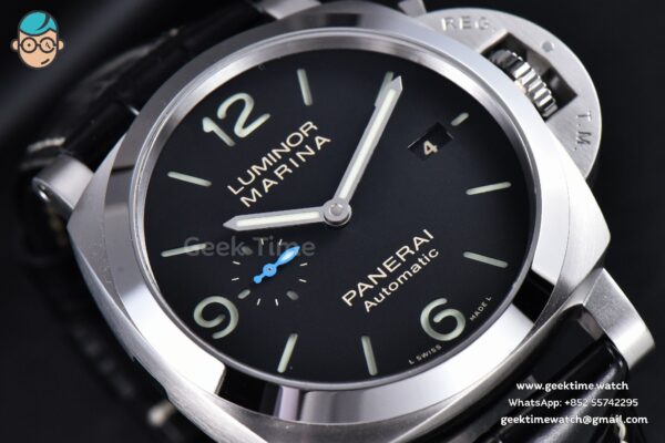 PAM1312 44mm VSF Black Dial on Black Leather Strap P.9010 Clone - Image 8