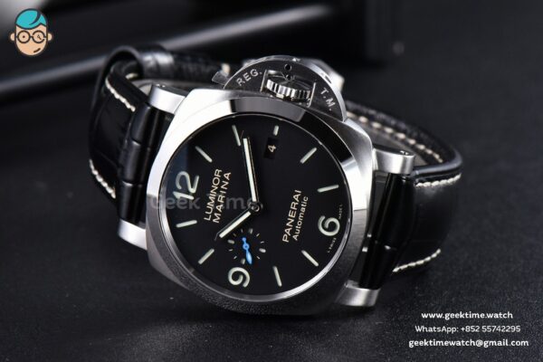 PAM1312 44mm VSF Black Dial on Black Leather Strap P.9010 Clone - Image 9