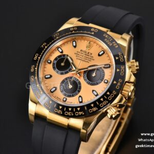 Daytona 116518 YG BTF Ceramic YG Dial Black Subdial Oysterflex Strap SA4130