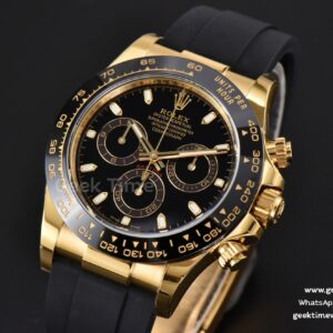 Daytona 116518 YG BTF Ceramic Black Dial Oysterflex Strap SA4130