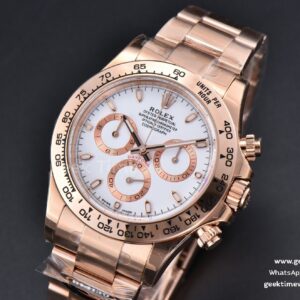 Daytona 116505 BTF White/RG Dial RG Bracelet SA4130