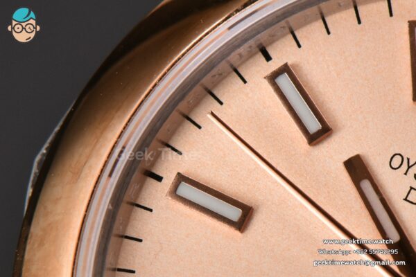 DateJust 31MM Ladies 904L RG/SS WF Smooth RG Dial Roma Marker Oyster Bracelet A2671 - Image 6
