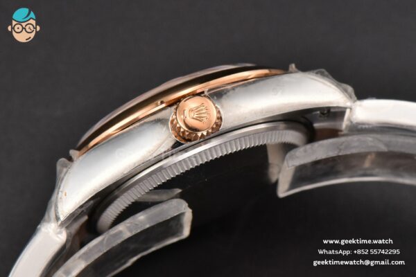 DateJust 31MM Ladies 904L RG/SS WF Smooth RG Dial Roma Marker Oyster Bracelet A2671 - Image 15
