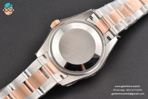 DateJust 31MM Ladies 904L RG/SS WF Smooth RG Dial Roma Marker Oyster Bracelet A2671 - Image 17