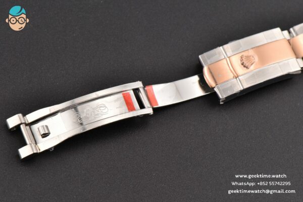 DateJust 31MM Ladies 904L RG/SS WF Smooth RG Dial Roma Marker Oyster Bracelet A2671 - Image 30