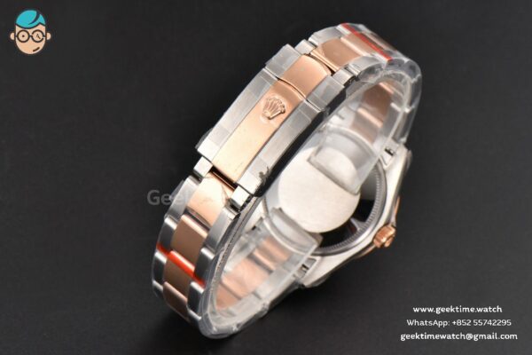 DateJust 31MM Ladies 904L RG/SS WF Smooth RG Dial Roma Marker Oyster Bracelet A2671 - Image 33
