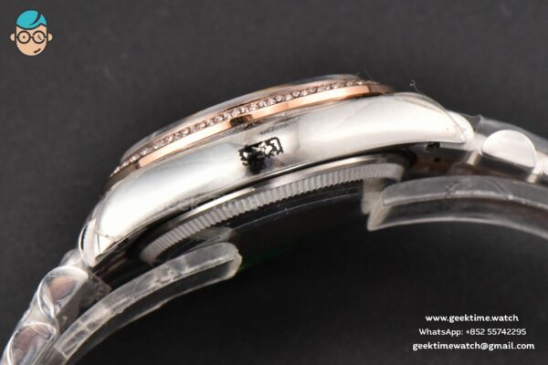 DateJust 31MM Ladies 904L RG/SS WF Diamond Brown Dial Diamond Roma Marker Jubilee Bracelet A2671 - Image 16