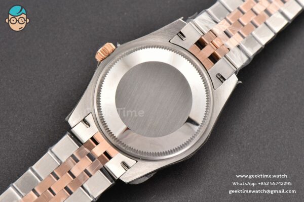 DateJust 31MM Ladies 904L RG/SS WF Diamond Brown Dial Diamond Roma Marker Jubilee Bracelet A2671 - Image 17
