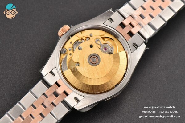 DateJust 31MM Ladies 904L RG/SS WF Diamond Brown Dial Diamond Roma Marker Jubilee Bracelet A2671 - Image 20