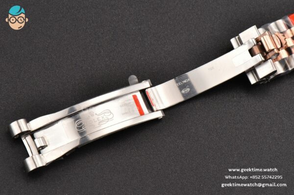 DateJust 31MM Ladies 904L RG/SS WF Diamond Brown Dial Diamond Roma Marker Jubilee Bracelet A2671 - Image 28