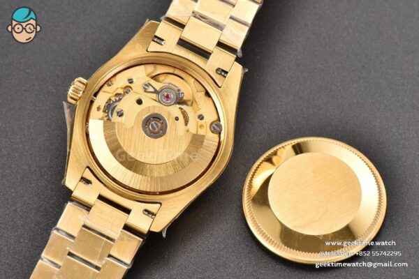 DateJust 31MM Ladies 904L YG WF Flowers Dial Oyster Bracelet A2671 - Image 19