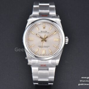 Oyster Perpetual 126000 36mm 904L GMF silberfarbenes Zifferblatt SS-Armband VR3230