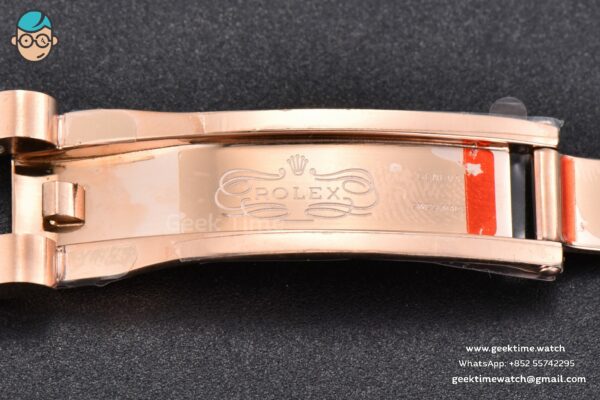 DateJust 31MM 904L RG GMF Fluted Bezel Silver Flowers Dial President Bracelet A2824 - Image 25