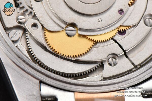 DateJust 31MM 904L RG/SS GMF Fluted Bezel Silver Flowers Dial Oyster Bracelet A2824 - Image 24