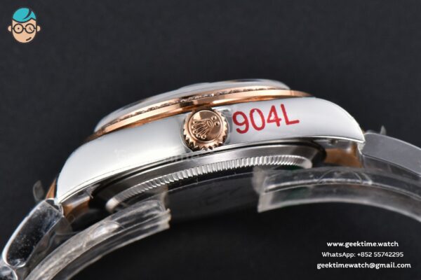 DateJust 31MM 904L RG/SS GMF Diamond Bezel Silver Flowers Dial Jubilee Bracelet A2824 - Image 15