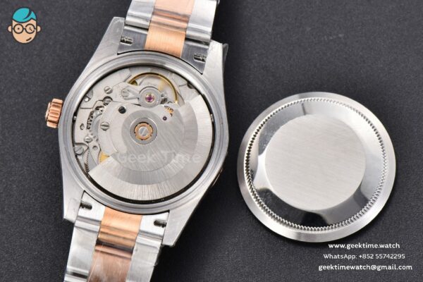 DateJust 31MM 904L RG/SS GMF Diamond Bezel Silver Flowers Dial Jubilee Bracelet A2824 - Image 19
