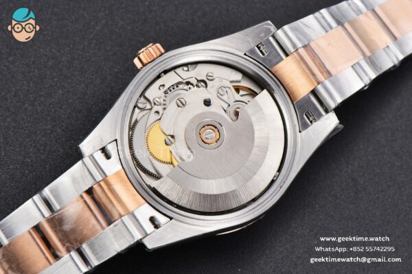 DateJust 31MM 904L RG/SS GMF Diamond Bezel Silver Flowers Dial Jubilee Bracelet A2824 - Image 20