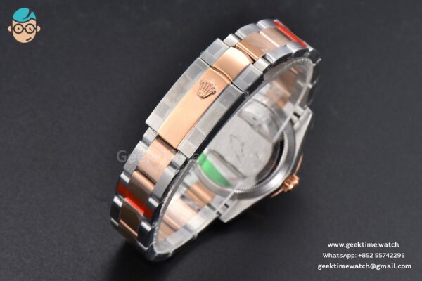 DateJust 31MM 904L RG/SS GMF Diamond Bezel Silver Flowers Dial Jubilee Bracelet A2824 - Image 32