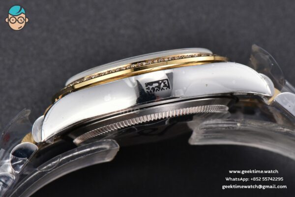 DateJust 31MM 904L YG GMF Diamond Bezel Green Flowers Dial Jubilee Bracelet A2824 - Image 16
