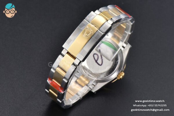 DateJust 31MM 904L YG GMF Diamond Bezel Green Flowers Dial Oyster Bracelet A2824 - Image 32
