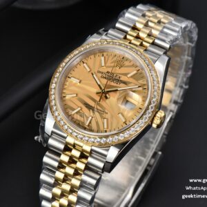 DateJust 36MM YG/SS Diamond BPF YG Plam Dial Jubilee Bracelet A2824